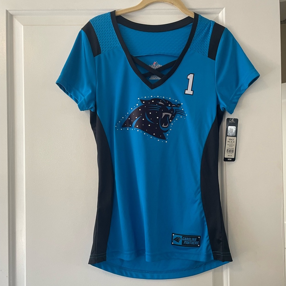 Women's Panthers short sleeve shirt